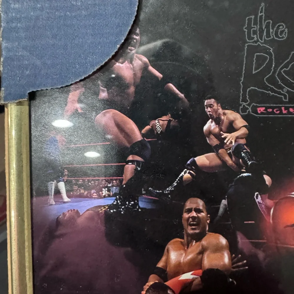 Vintage 90’s WWF The Rock Photo Picture Art Wrestling Norman James Poster 8 x 10